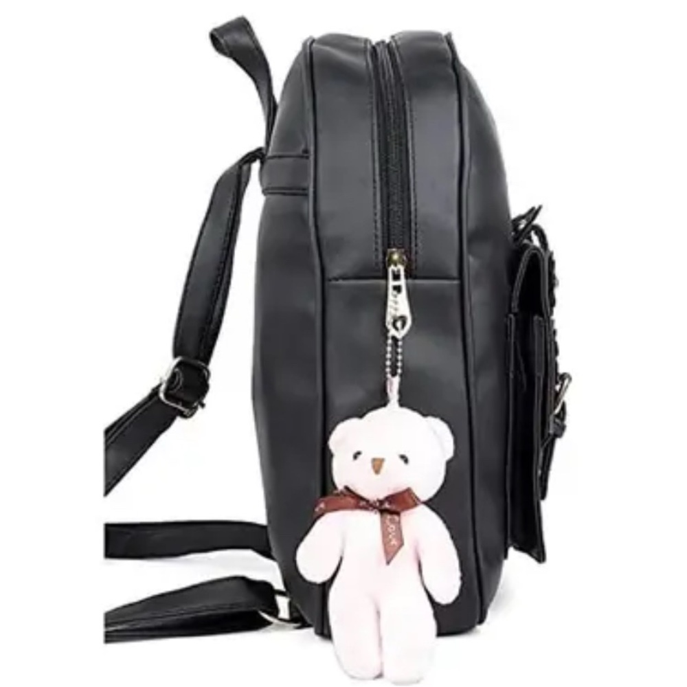 Elegant Black Backpack and Purse Set 4 pieces​ - Picture 4 of 5